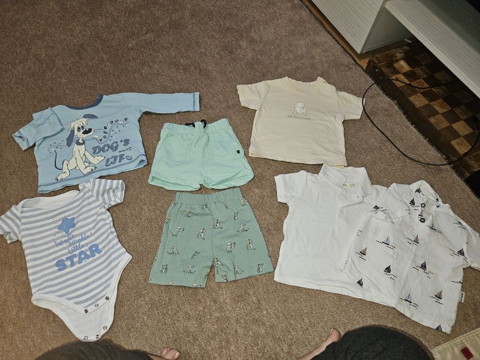 Зимни и Летни бебешки дрешки за момче 6-12м.