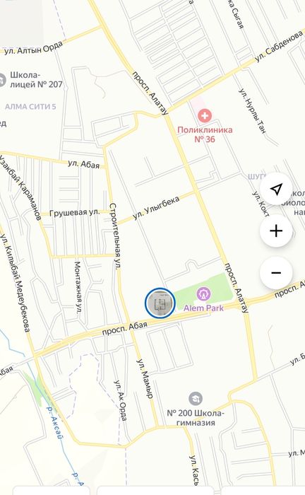 Алматы қаласында 1 бөлмелі пәтер сатылымда