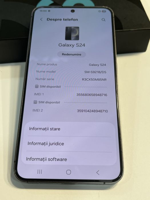 Samsung S24 / 100 % Battery  / Garantie
