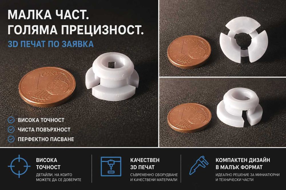 Изработка на резервни части с 3D печат по образец