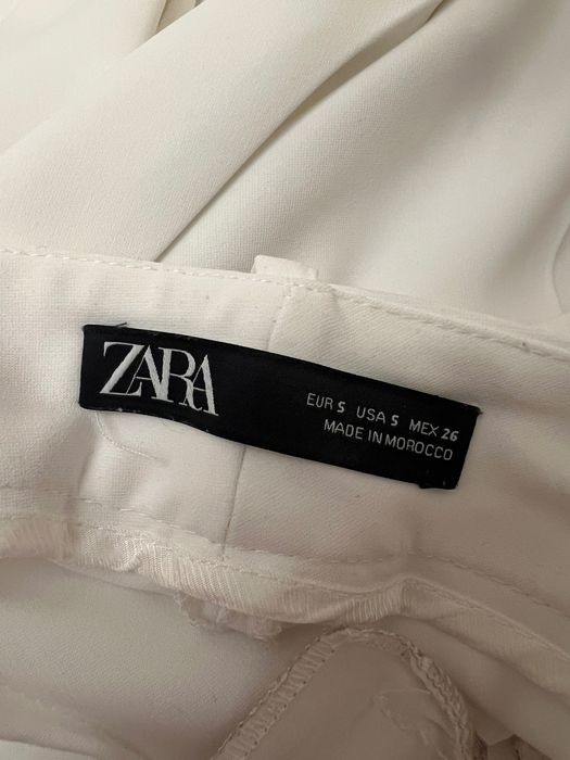 Костюм Zara в бял цвят