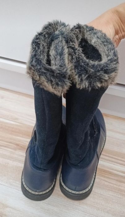 Cizme îmblănite , Nr 34, branț 20 cm