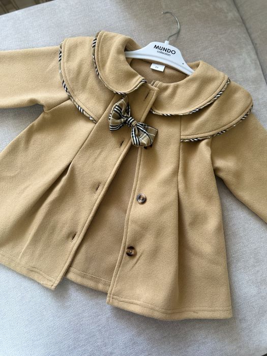 Пальто для девочки + беретик