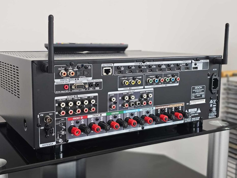 Receiver Denon AVR-X3200W Wi-fi Bluetooth 4K