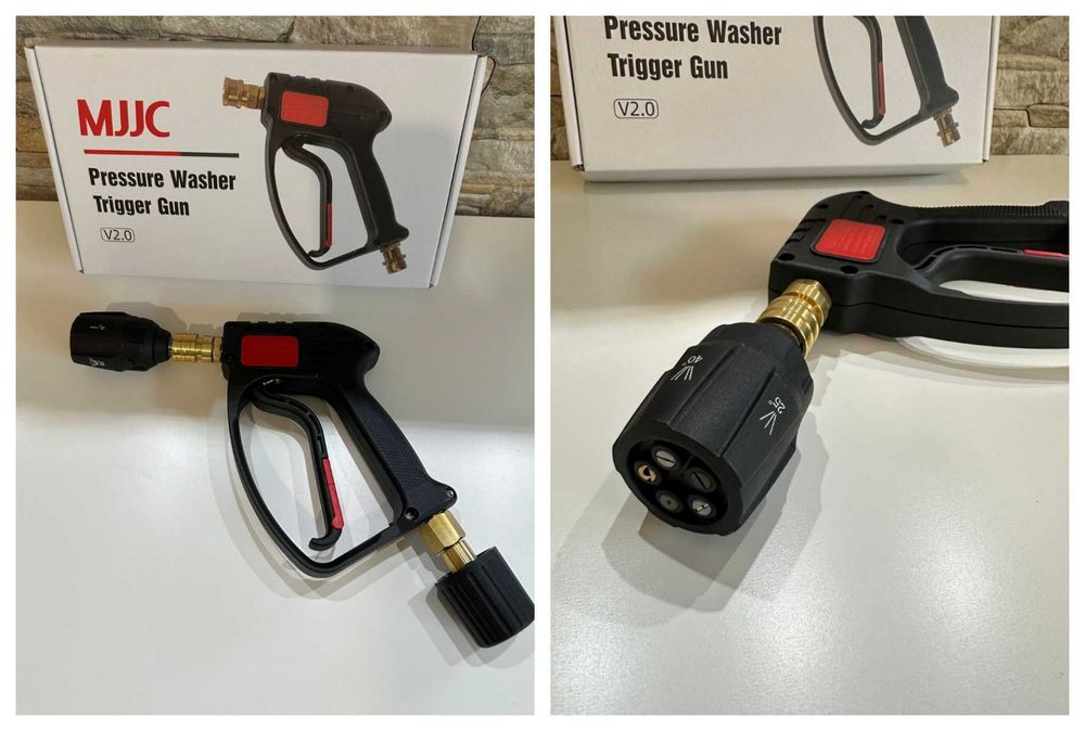 MJJC Професионален пистолет за водоструйка + 5-в-1 дюза Quick Connect