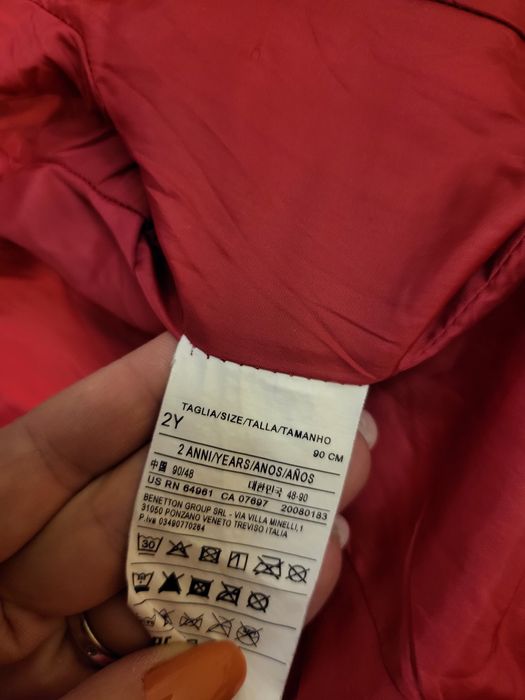 Geaca Benetton 2-3 ani 92 cm