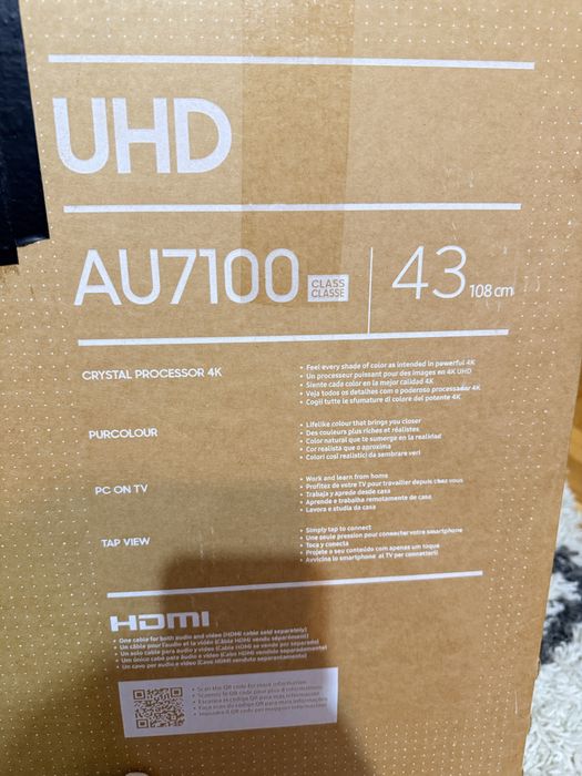 Samsung AU7100 43” 108CM