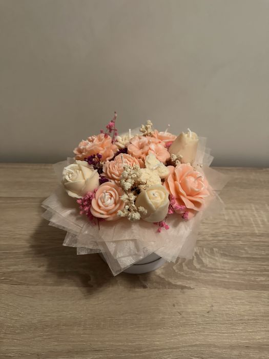 Букет от ароматни соеви свещи