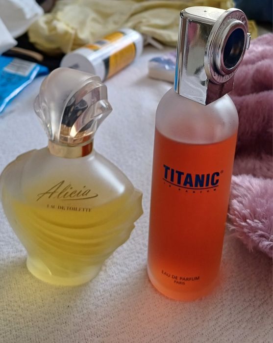 Titanic si Alicia  parfumuri femei si barbati vintage
