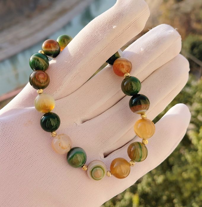 Браслеты из натуральных камней. Серебро 925.