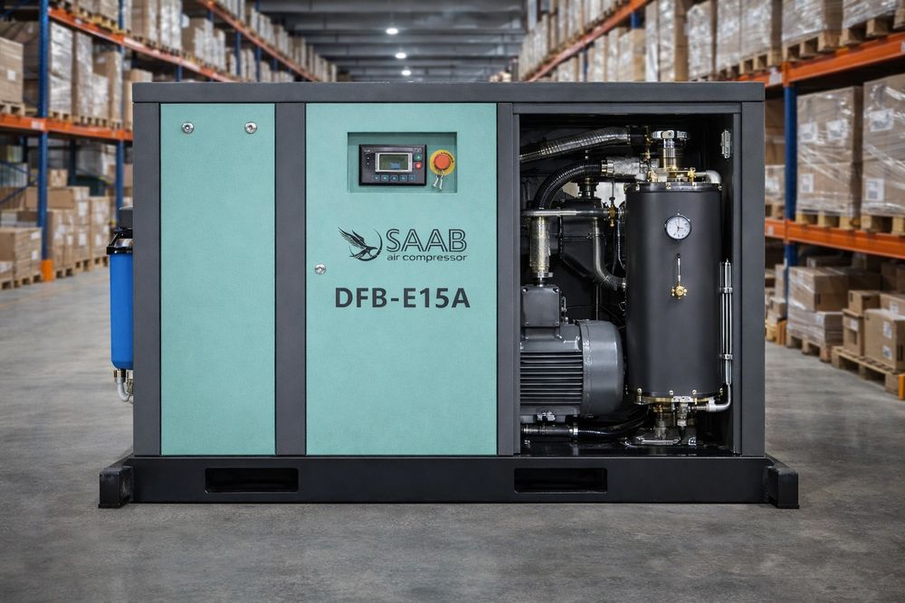 Винтовой воздушный компрессор 11кв vintovoy havo kompressor Saab 11kw