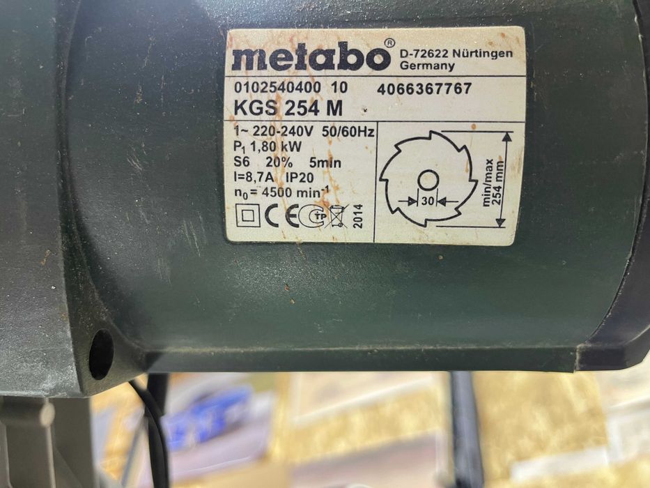 METABO углорез торцовка профессиональная