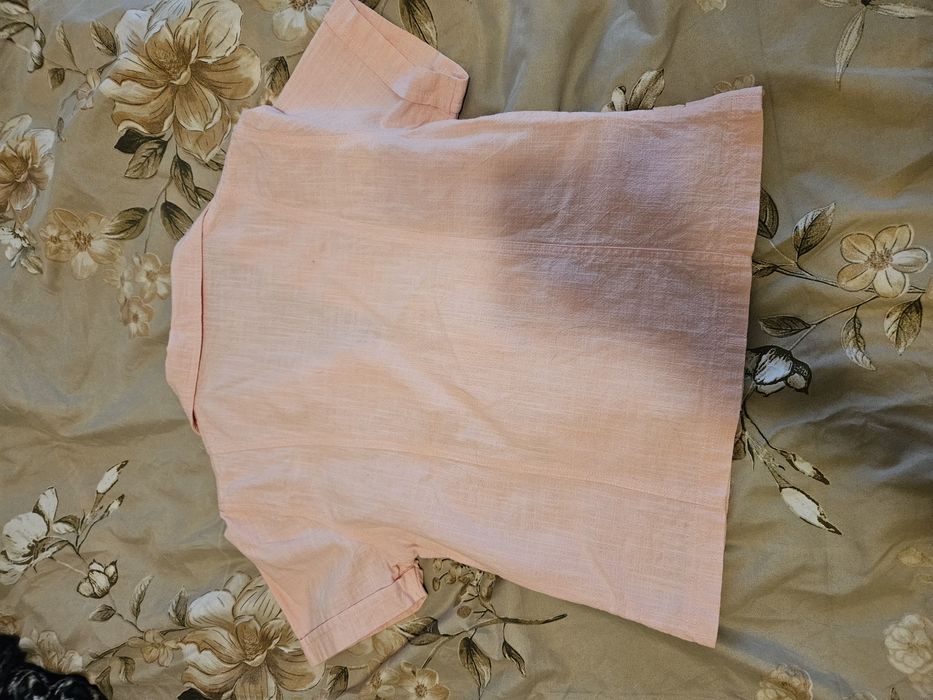 Сако/ризка с къс ръкав в розово