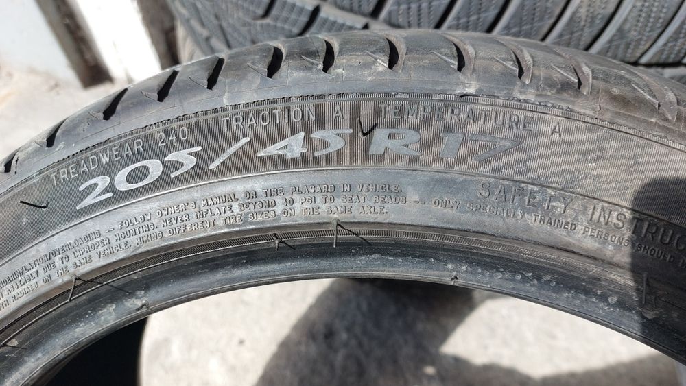 Летни гуми 205/45/17 Michelin Primacy 3 4 броя