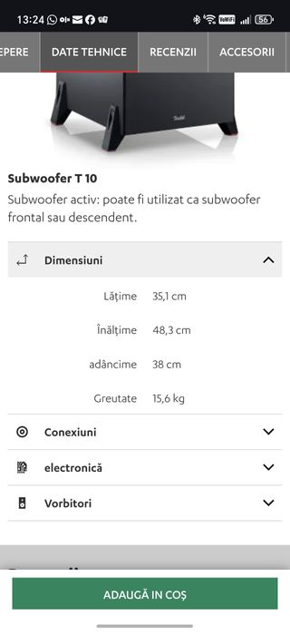 Subwoofer Teufel nou T1108