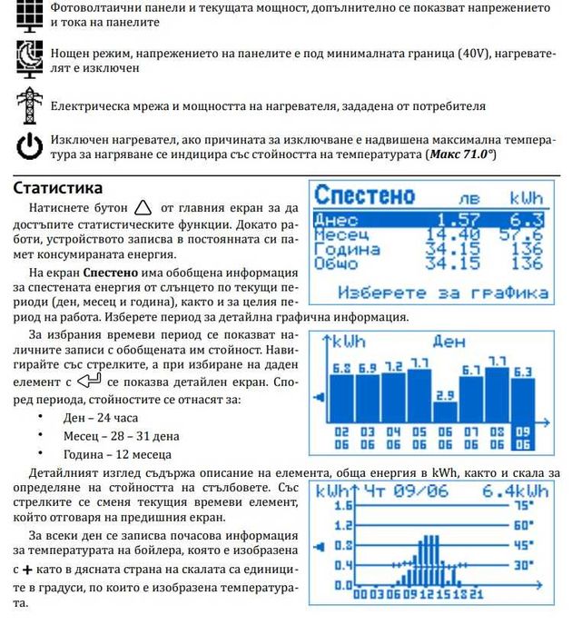VOLTIC безплатна топла вода  фотоволтаичен контролер за бойлер