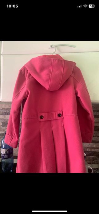 Palton fetiță cu glugă 12 ani