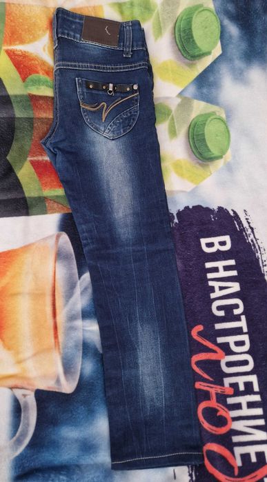 Лот от 3 чифта детски дънки-марка Zara Woman,Y.F.K.,Zhong Fn-152-158 размер