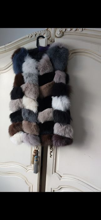 Vesta din blana naturala noua