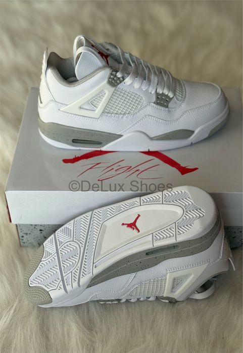 Jordan 4 Retro Oreo White Air Grey