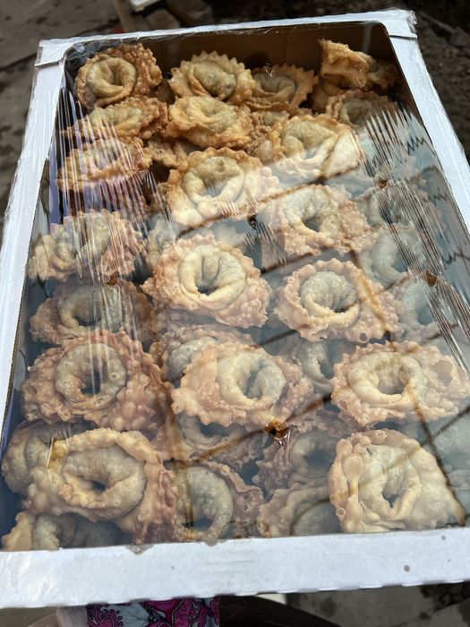 Qovurma chuchvara osh dasturhoni va togoralar uchun