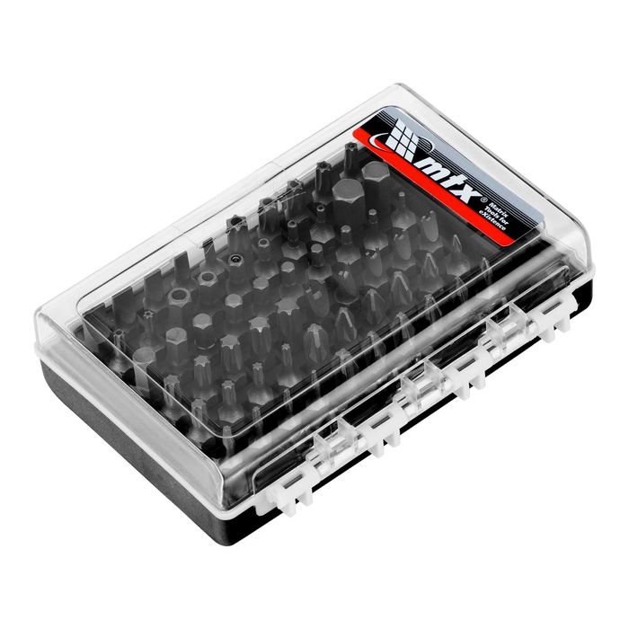 Комплект битове с магнитен адаптер, CrV, 61 бр.// MTX - 113879