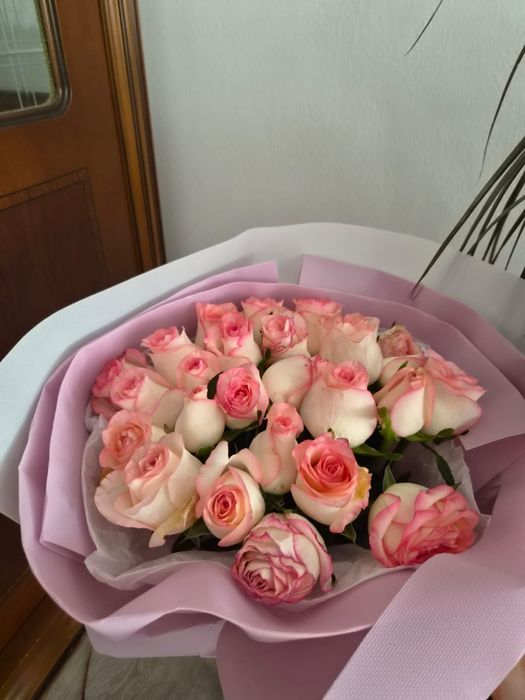 Букет кустовые цветы