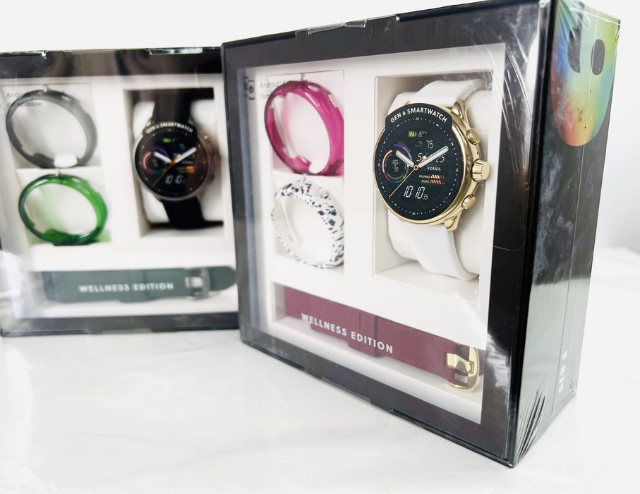 ПРОМО! НОВ! Fossil Gen 6 Wellness Edition Bumper Set 2г. Гаранция!