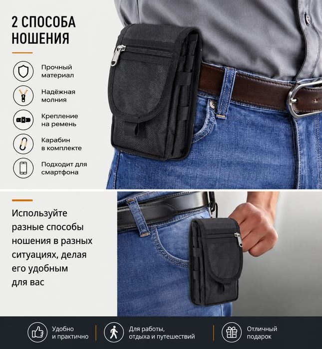 Универсальная поясная сумка