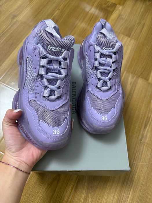 Balenciaga triple s piele