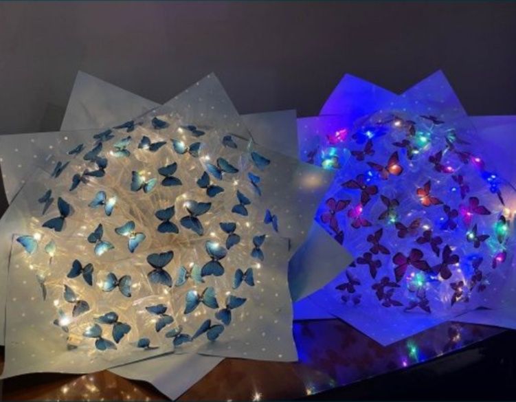 Букет гул капалак бабочка подарки Воздушные Гелиевые шарики ест