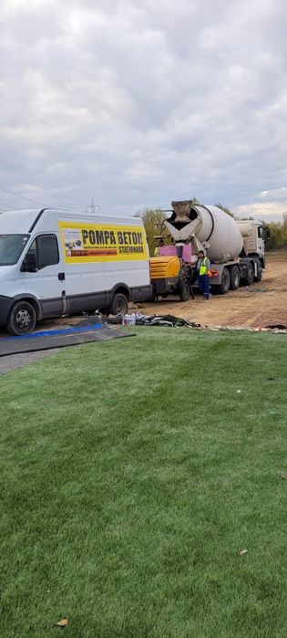 Inchiriere Pompa beton NOUA cu PESTE  100ml furtun