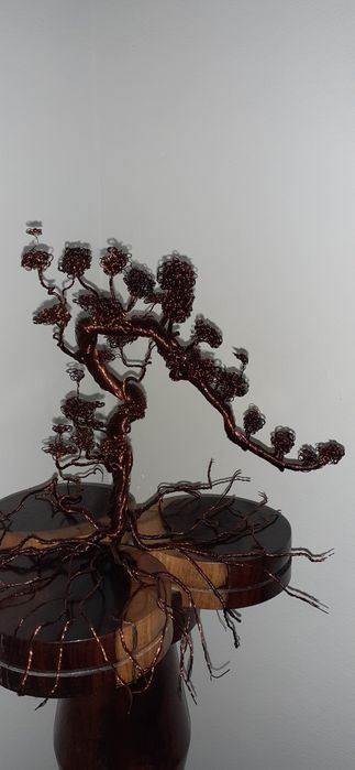 Vand flori de metal.copaci din fire