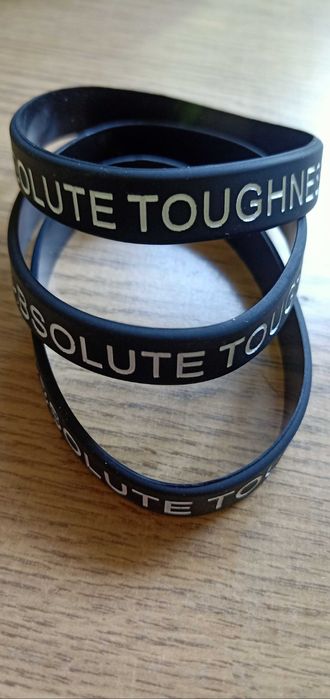Силиконови гривни ABSOLUTE TOUGHNESS, черни