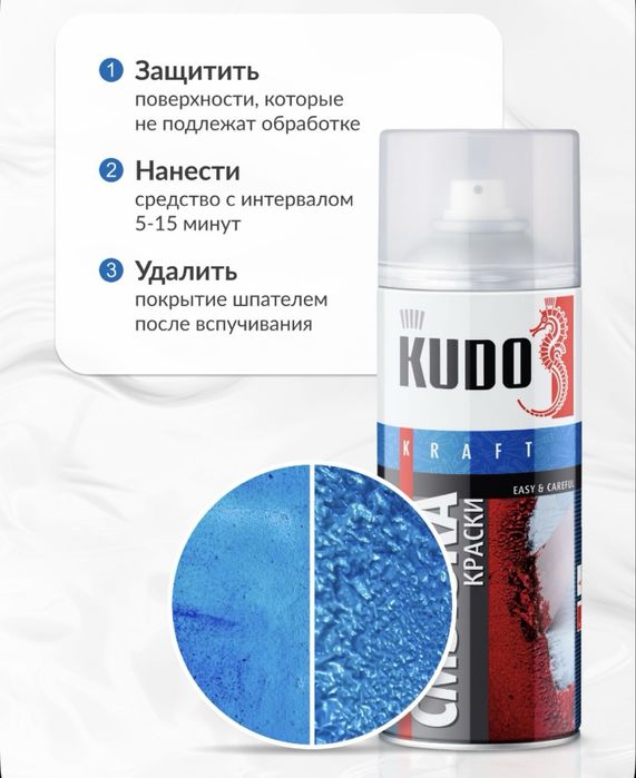Смывка старой краски Kudo