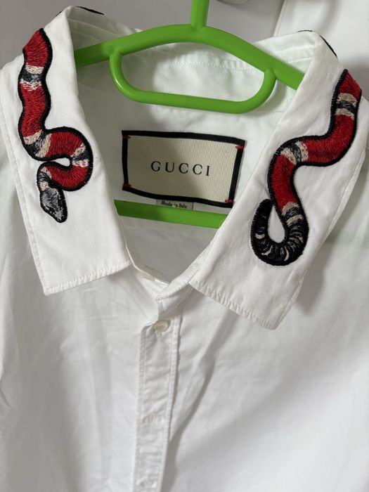 Camasa GUCCI python originala broderie sarpe unisex