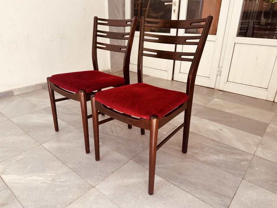 Шведски винтидж трапезни столове Mid Century Modern – 2 бр.