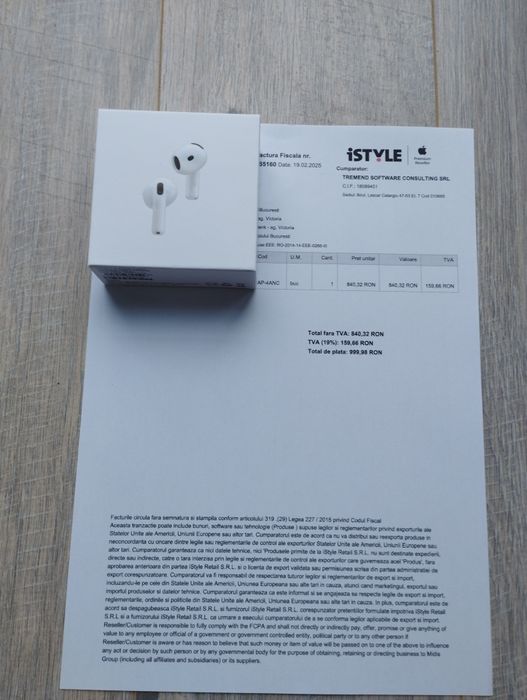 AirPods 4 (ANC) - Noi, Sigilate - Cadoul Ideal - Urgent