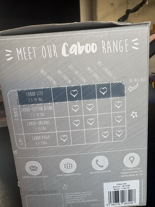 Слинг за бебеносене Caboo lite