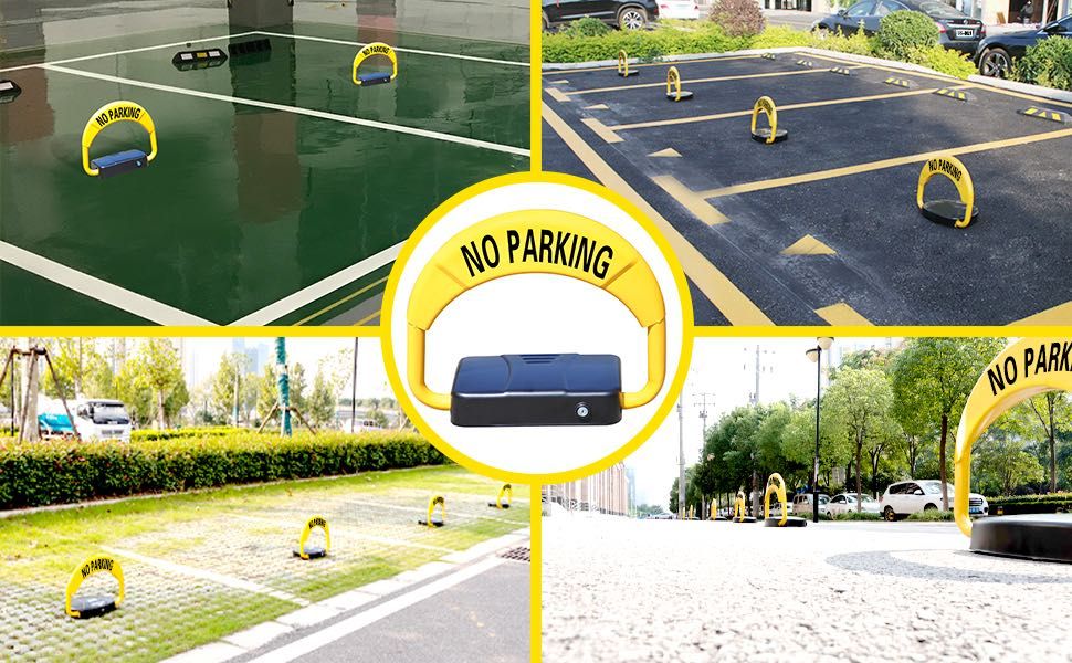 ТОП МОДЕЛ ел. Паркинг скоба с дистанционно и аларма на батерии