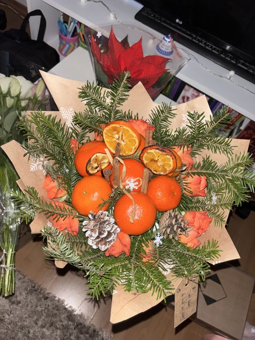 Cine mai vrea flori? Ia un buchet de mandarine