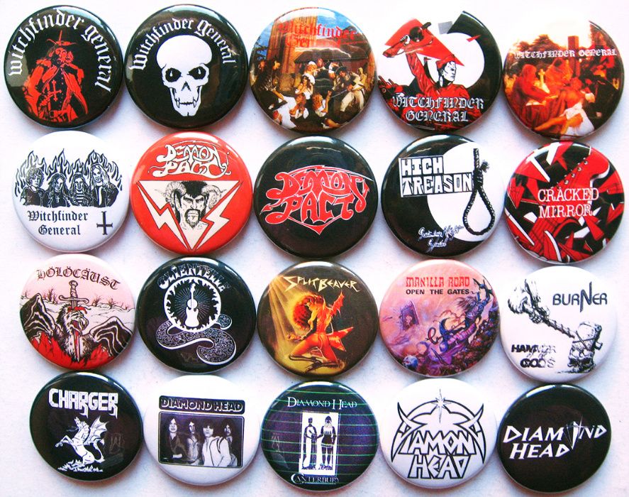 Значки на Slayer, Blind Guardian, Gojira, SDI, Ska и др, 20бр за 20лв