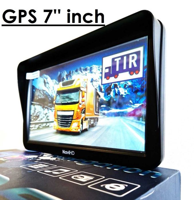 Navigatie - GPS 7" inch, pt.Truck,TIR,Camion,Auto.Model NOU Actualizat