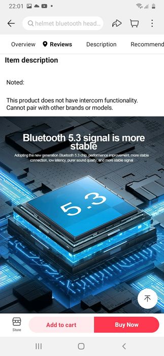 Sistem bluetooth pt.casca moto