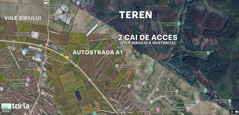 Teren 3000 MP | Gusterita - Viile Sibiului| Vedere Deosebita |SkyVideo