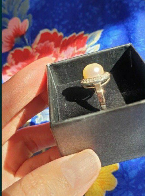 Кольцо серебро925 золото750.раз18