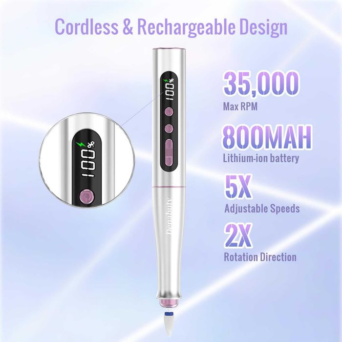 Комплект за маникюр и педикюр с 5 скорости  13 в 1 	Denabuty