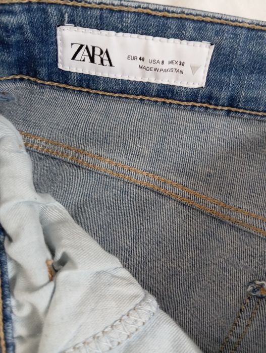 Set geaca denim și blugi skinny Zara elastici