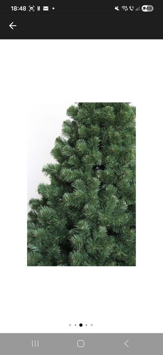 Brad de Craciun artificial cu aspect natural, inaltime 260 cm, verde,