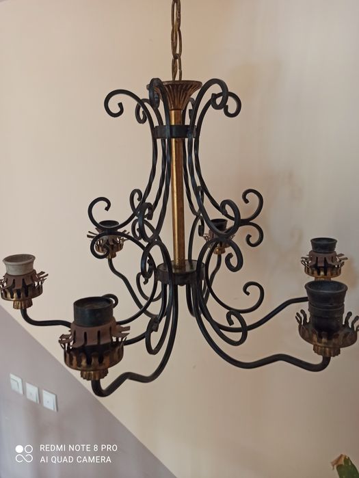 Candelabru fier forjat 6 brate